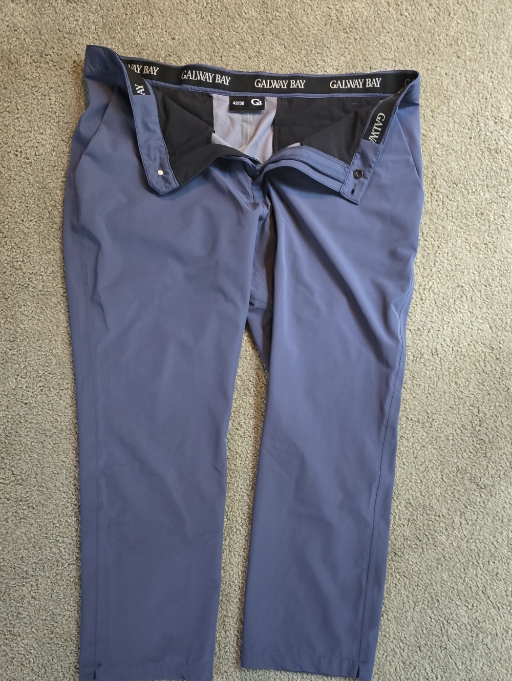 Galway Bay Golf Rain Pants - Dusty Blue
